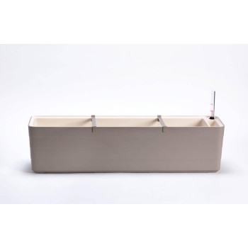 URBALIVE BERBERIS Donica samonawadniająca prostokątna 80 x 20 cm, jasnoszary
