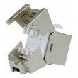 Equip Cat.6A Slim Keystone Jack, Toolfree, Shielded, 8pcs/set