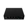 Lanberg ILGE-4P-2S-90 network switch Unmanaged Fast Ethernet (10/100) Power over Ethernet (PoE) 1U Black