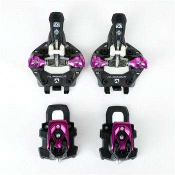 Wiązania skiturowe MARKER ALPINIST 8 (w/o brake) black_purple one size
