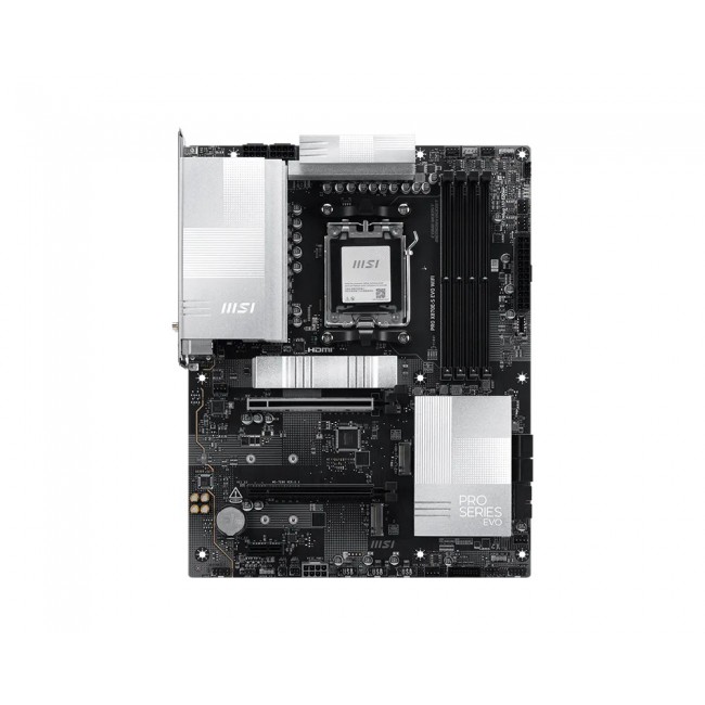 MSI PRO X870E-S EVO WIFI motherboard AMD X870E Socket AM5 ATX MSI PRO X870E-S EVO WIFI motherboard AMD X870E Socket AM5 ATX