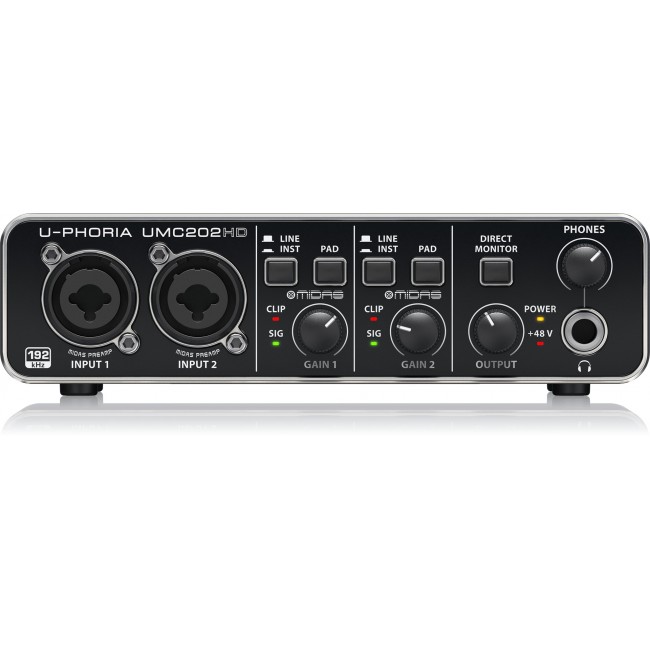 Behringer UMC202HD recording audio interface Behringer UMC202HD recording audio interface
