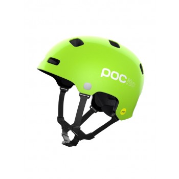 Bike helmet for kids POC POCito Crane MIPS - fluorescent yellow/green size: s