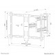 Neomounts WL40S-850BL16 TV mount wall 40-70