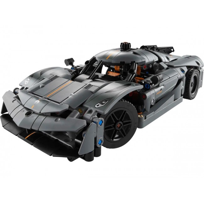 LEGO TECHNIC 42173 Koenigsegg Jesko Absolute Grey Hypercar LEGO TECHNIC 42173 Koenigsegg Jesko Absolute Grey Hypercar