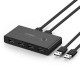 Ugreen 30767 interface hub USB 2.0 Black Ugreen 30767 interface hub USB 2.0 Black
