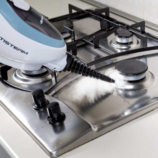 Ariete 4164/00 Steam mop 0.35 L 1500 W White, Light Blue Ariete 4164/00 Steam mop 0.35 L 1500 W White, Light Blue