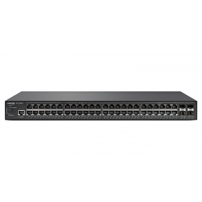LANCOM GS-3252P Managed L3 Gigabit Ethernet (10/100/1000) Power over Ethernet (PoE) 1U Black LANCOM GS-3252P Managed L3 Gigabit Ethernet (10/100/1000) Power over Ethernet (PoE) 1U Black