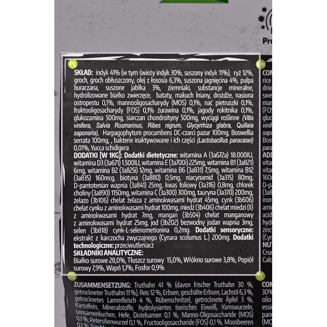 BIOFEED Euphoria Fresh Adult Medium & Large Turkey with lamb - dry dog food - 2kg BIOFEED Euphoria Fresh Adult Medium & Large Turkey with lamb - dry dog food - 2kg