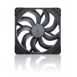 Noctua NF-A14x25 G2 PWM Sx2-PP chromax.black Next-gen black 140mm dual fan set