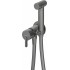 Concealed bidet mixer with bidetta shower head