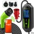 Qoltec adowarka do samochodu elektrycznego EV i hybryd z regulacją 2w1 Typ2 | 7kW | 230V | CEE 32A | Wi-Fi | Tuya | Smart life | LCD | Certyfikat T V | 5m