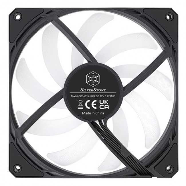 Silverstone SST-AS140B-ARGB computer cooling system Computer case Fan 14 cm Black 1 pc(s) Silverstone SST-AS140B-ARGB computer cooling system Computer case Fan 14 cm Black 1 pc(s)