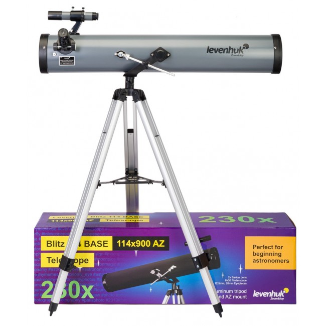 Levenhuk Blitz 114 Base Reflector 228x Grey