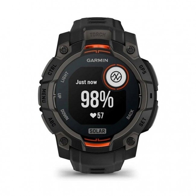 Garmin Instinct 3 45 mm, Solar Watch Black