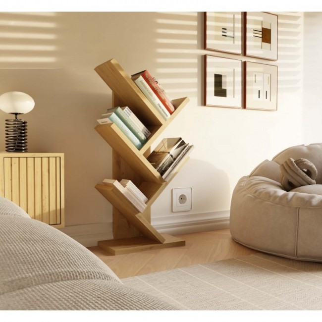 FUNNY MINI OAK ARTISAN BOOKCASE FUNNY MINI OAK ARTISAN BOOKCASE