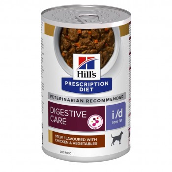 HILL'S Prescription Diet i/d Low Fat Stew with chicken and vegetables - wet dog food - 354g