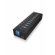 ICY BOX IB-AC6110 USB 3.2 Gen 1 (3.1 Gen 1) Type-B 5000 Mbit/s Black