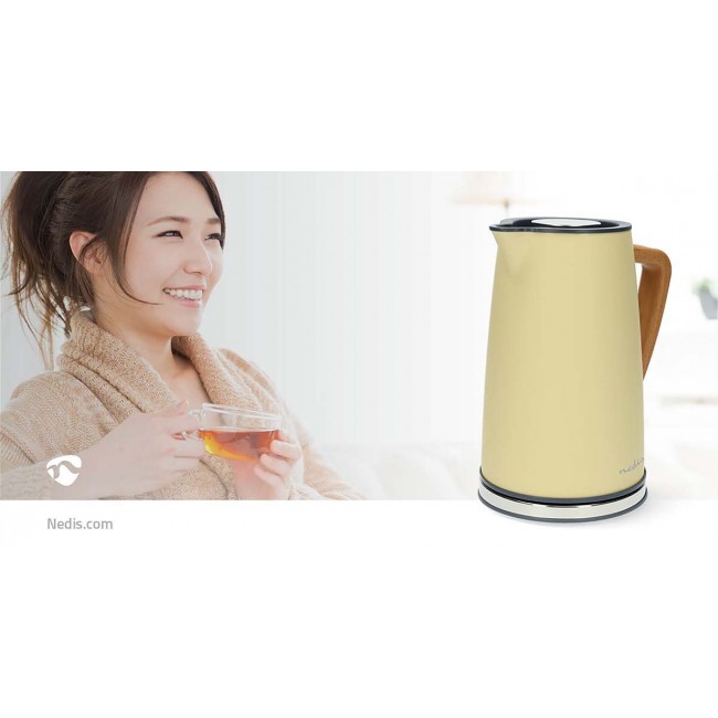 Electric kettle Nedis KAWK510EYW 1.7L Yellow