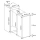 MPM MPM-185-CJI-18 combi-fridge Built-in 181 L E White