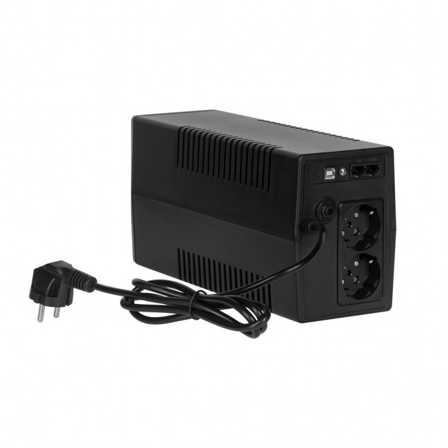 Rebel Nanopower Plus 650 UPS | Off-line | Sinusoida| 650VA | 360W | LCD | USB Rebel Nanopower Plus 650 UPS | Off-line | Sinusoida| 650VA | 360W | LCD | USB