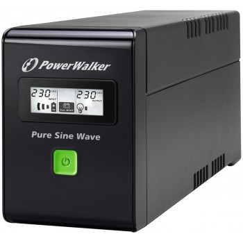 UPS POWERWALKER VI 600 SW IEC LINE-INTERACTIVE 600VA 3X IEC C13 USB-B LCD PURE SINE WAVE UPS POWERWALKER VI 600 SW IEC LINE-INTERACTIVE 600VA 3X IEC C13 USB-B LCD PURE SINE WAVE