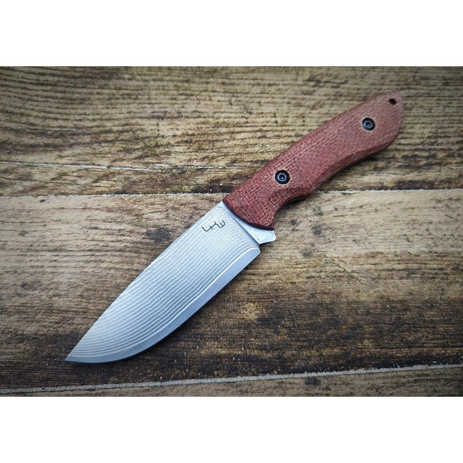 N LKW Mauler VG10 Damast Micarta