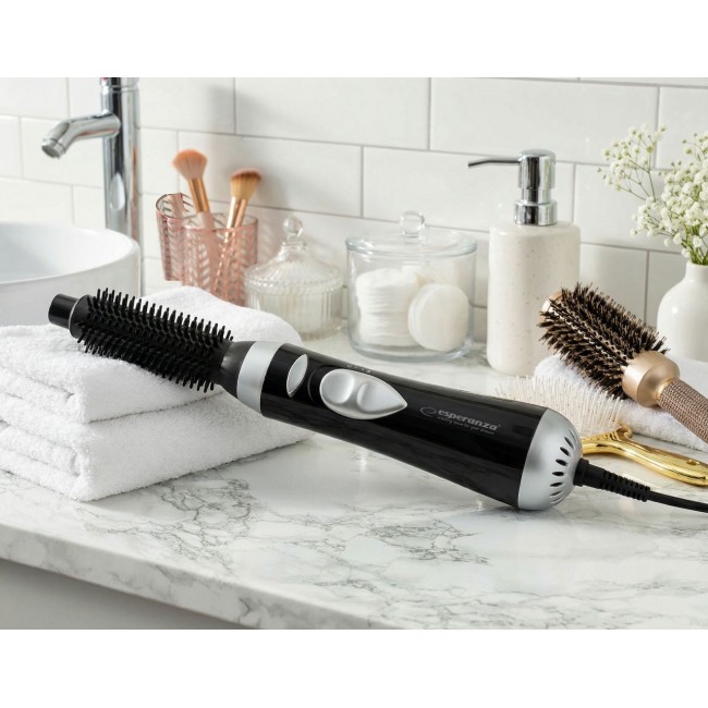 Esperanza EBL001K hair styling tool Hot air brush Black 1.6 m 400 W Esperanza EBL001K hair styling tool Hot air brush Black 1.6 m 400 W