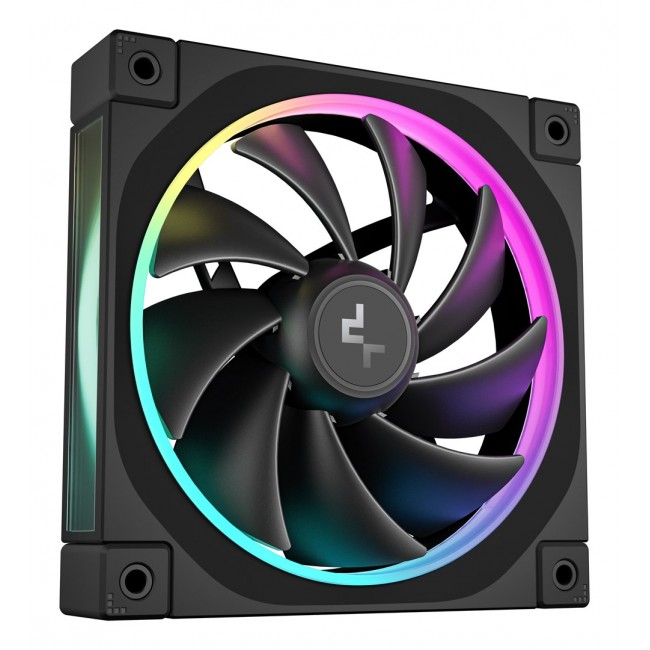DeepCool FL12-3 in 1 Computer case Fan 12 cm Black 3 pc(s)