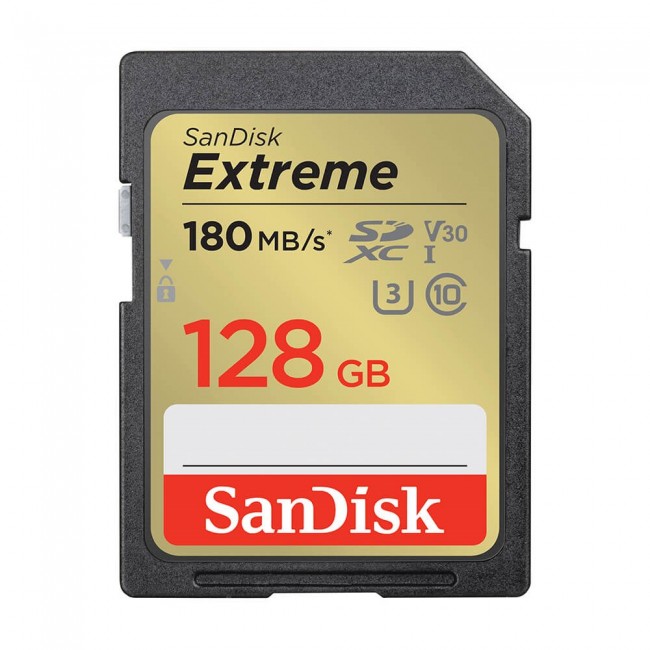 SD Extreme UHS-I Card 128GB SanDisk SDXC
