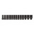 Impact sockets YT. 15 pieces 1/2