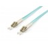Equip LC/LC Fiber Optic Patch Cable, OM3, 35m