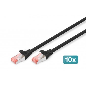 Digitus CAT 6 S/FTP patch cord, 10 units