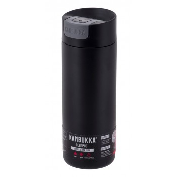 Kambukka Olympus Matte Black - thermal mug, 500 ml