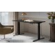 Desk with electric height adjustment MOON LONG 150x80x72-120 black Desk with electric height adjustment MOON LONG 150x80x72-120 black