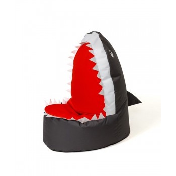 Sako bag pouf Shark black XXL 100 x 60 cm