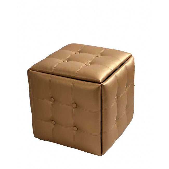 5-in-1 pouffe-transformer - 5 stools in 1 pouffe camel eco leather