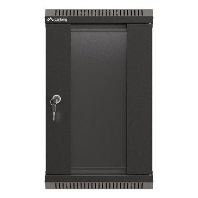 Lanberg WF11-3309-10B rack cabinet 9U Wall mounted rack Black