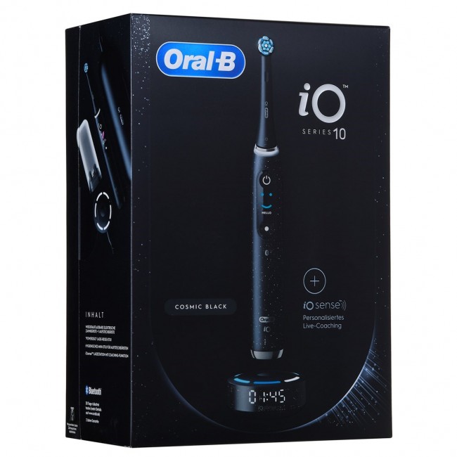 Oral-B iO Series 10 Adult Rotating-oscillating toothbrush Black Oral-B iO Series 10 Adult Rotating-oscillating toothbrush Black