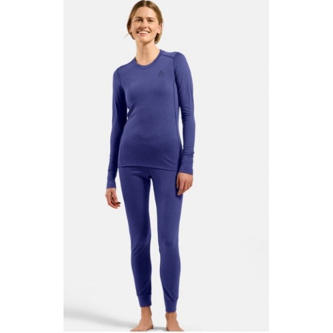 Odlo BL TOP crew neck l/s MERINO 200 long-sleeved thermal underwear, size S, blue Odlo BL TOP crew neck l/s MERINO 200 long-sleeved thermal underwear, size S, blue