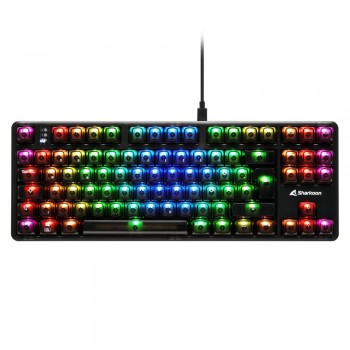 Sharkoon SGK70W keyboard Gaming USB QWERTZ German Black