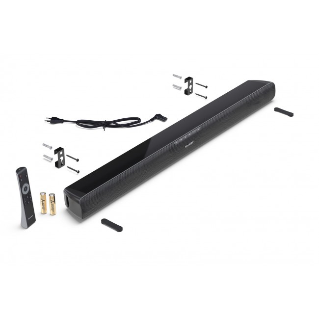 Sharp HT-SB100 soundbar speaker Black 2.0 channels 75 W Sharp HT-SB100 soundbar speaker Black 2.0 channels 75 W