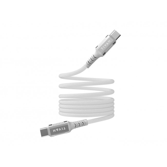 Havit CB6297 - Magnetic cable USB type C to USB type C, 1m (white)