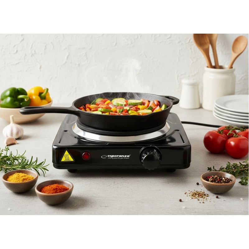 Esperanza EKH003K Black electric stove
