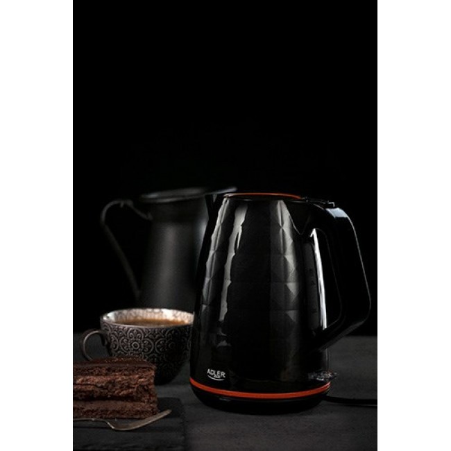 Adler AD 1277 B electric kettle 1.7 L 2200 W Black Adler AD 1277 B electric kettle 1.7 L 2200 W Black
