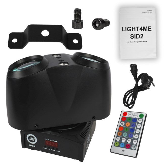 Light4Me SID2 - 4-in-1 LED multi-effect light + beam/laser/strobe effect