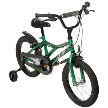 HUFFY Pro Thunder 16'', Green children's bicycle