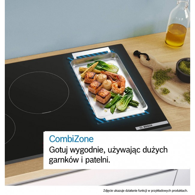 Bosch Serie 6 PVW81CHB1E hob Black Built-in 80 cm Zone induction hob 5 zone(s)