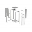 Lanberg FF01-6642-12SL rack cabinet 42U Freestanding rack Grey