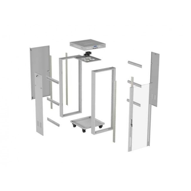 Lanberg FF01-6642-12SL rack cabinet 42U Freestanding rack Grey